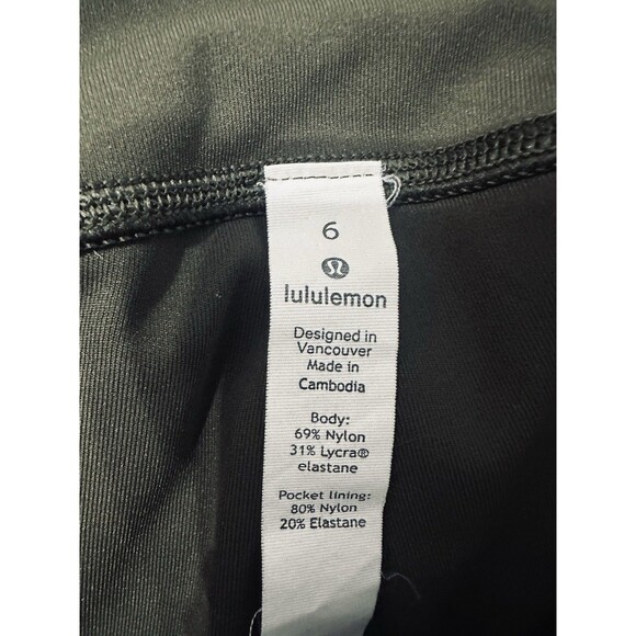 Lululemon Leggings Military Green Size 6 - Picture 7 of 7